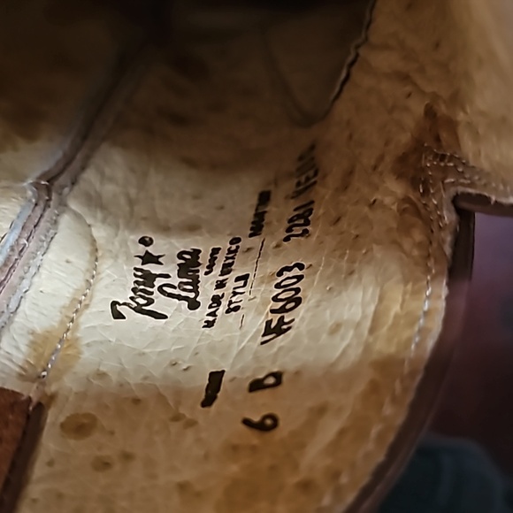 Tony Lama cowgirl cowboy boots - Picture 5 of 5